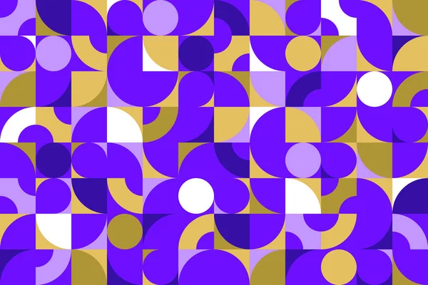 Motif Vectoriel Abstrait Géométrique Sans Couture Couleur Éléments Géométriques Simples — Image vectorielle