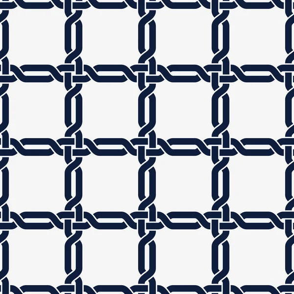 Metal Lattice Seamless Vector Background Grid Background Mesh Lines Geometric — Stock Vector