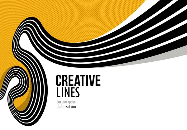 Lines Motion Vector Abstract Background Perspective Creative Optical Design Stripes —  Vetores de Stock