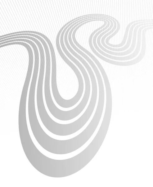 Lignes Onde Perspective Fond Abstrait Vectoriel Avec Dégradé Lisse Couleurs — Image vectorielle