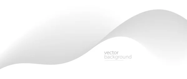 Векторный Фон Потока Кривой Абстрактной Формы Светло Сером Градиенте Концепции — стоковый вектор