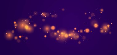 Bulanık ışıklar vektör soyut arkaplan, karanlık sanatsal duvar kağıdı.