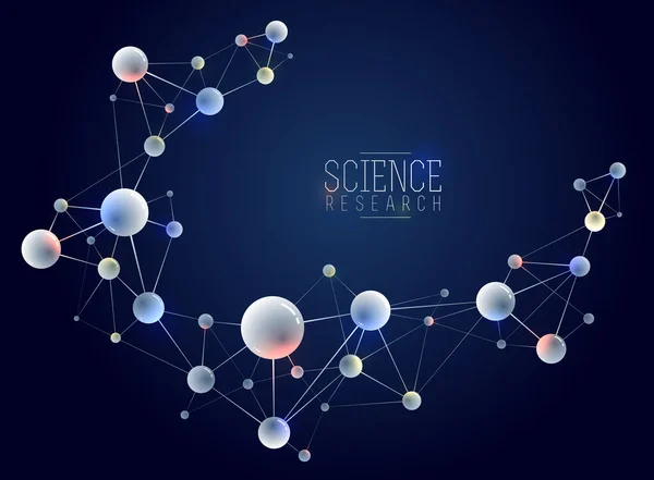 Διανυσματικά Μόρια Επιστημονική Χημεία Και Φυσική Θέμα Διάνυσμα Αφηρημένο Υπόβαθρο — Διανυσματικό Αρχείο