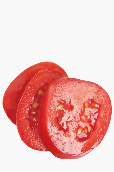 Pomodori su sfondo bianco — Foto Stock