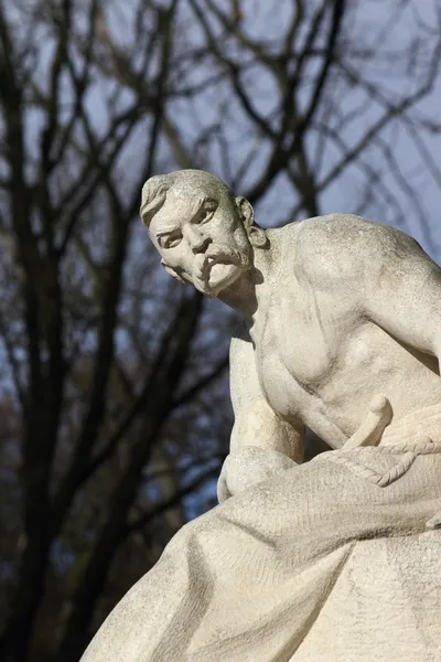 Estatua cosaca (Lviv, Ucrania ) — Foto de Stock