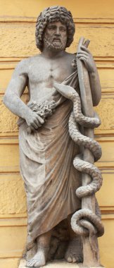 Greek God Asclepius clipart