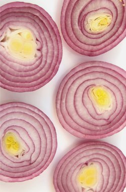 beyaz zemin üzerine soğan