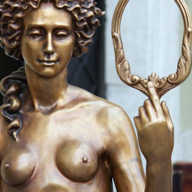 The goddess of love Aphrodite (Venus) clipart
