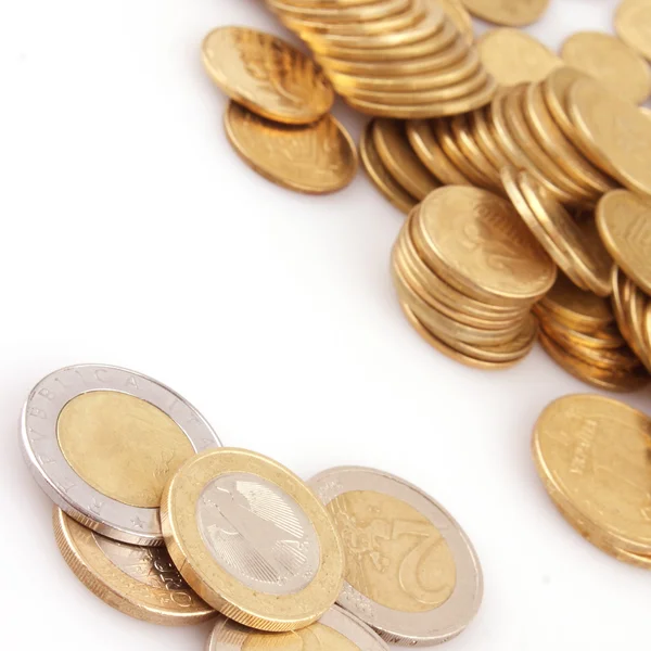 EU (European Union coins) — Stock Photo, Image