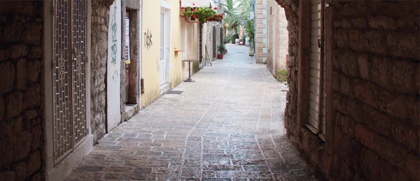 Średniowieczne miasto (budva, Czarnogóra) — Zdjęcie stockowe