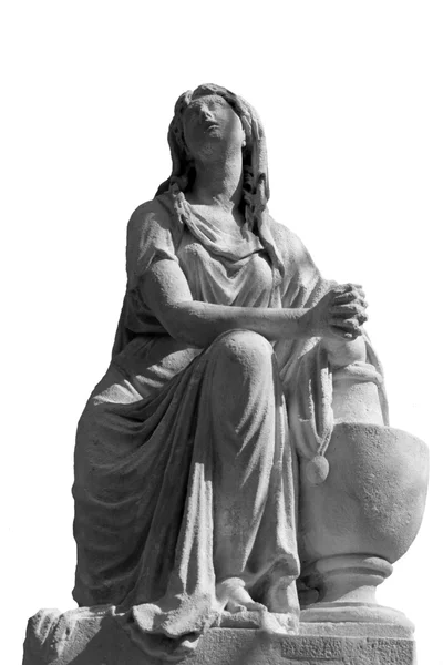 Statua delle donne sulla tomba — Foto Stock