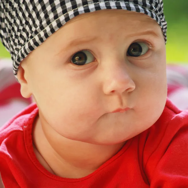 Surprised baby — Stock Photo, Image