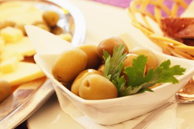 Zeytin sembolü sağlıklı ve doğal gıda olarak