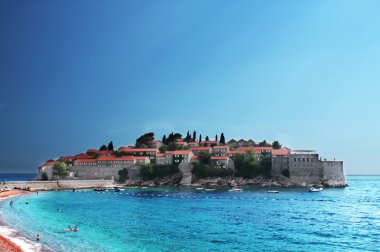 Adası st. Stefan (budva, Karadağ)