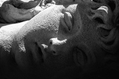 Olimpiyat aşk, şefkat ve güzellik tanrıçası antik mitoloji Afrodit (Venüs) Antik heykel Parçası. 