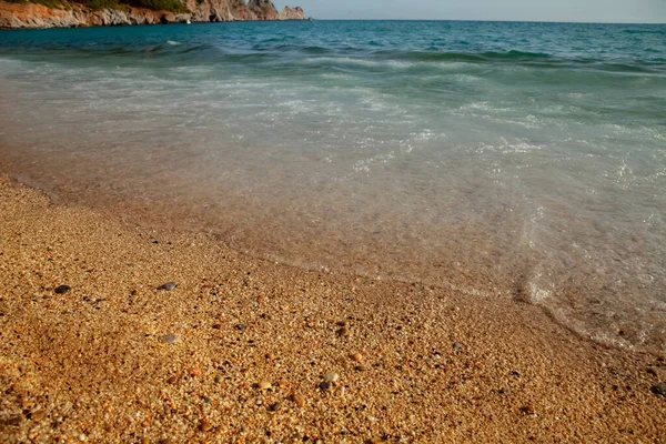 Fantastica Vista Sul Mare Sotto Raggi Del Sole Come Simbolo — Foto Stock