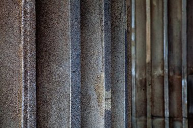 Yunan tarzı köşe yazıları. Tasarım için alanı kopyala. Yatay resim.