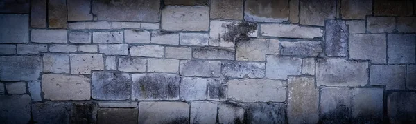 Kamienna Ściana Wysokiej Jakości Zdjęcie Skopiuj Miejsce Projekt Obraz Poziomy — Zdjęcie stockowe