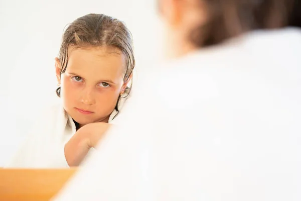 CBT strategies for school anxiety in children | Stock Photo