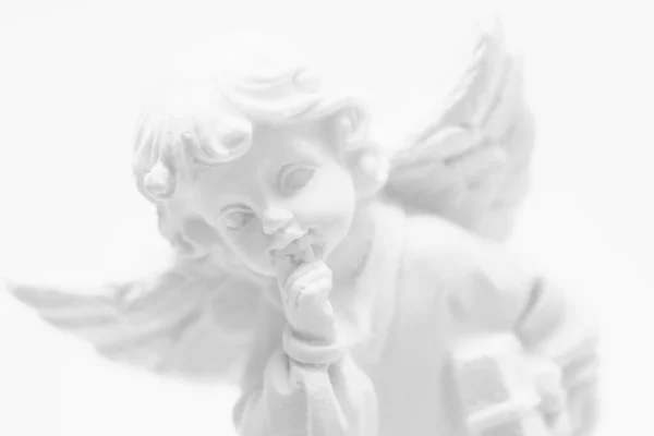 Top View Little White Guardian Angel — 스톡 사진