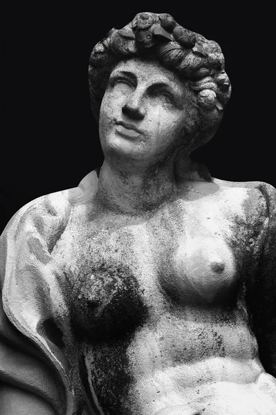 Deusa Olímpica Amor Mitologia Antiga Afrodite Vênus Fragmento Estátua Antiga — Fotografia de Stock