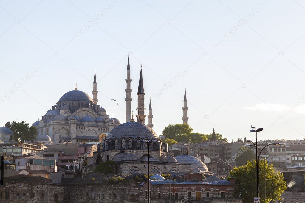 Ancient Mosques Over Golden Horn