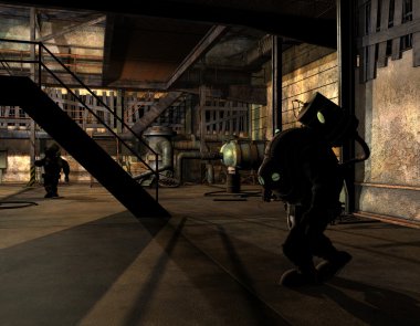 Steampunk araştırmacılar gölgede