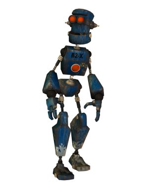 Roboter sieht nach rechts