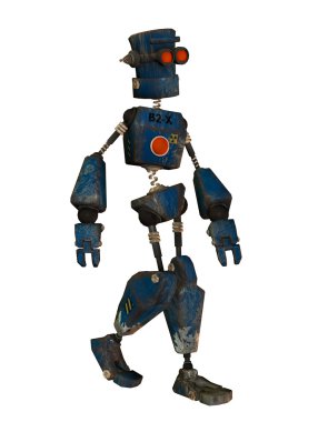 eski robot yürür