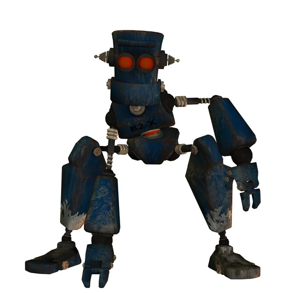 Steampunk starego robota — Zdjęcie stockowe