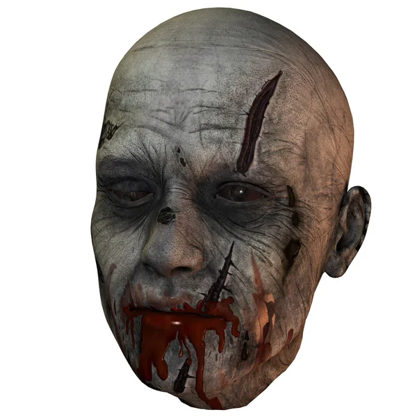 Bloody zombie head — Φωτογραφία Αρχείου