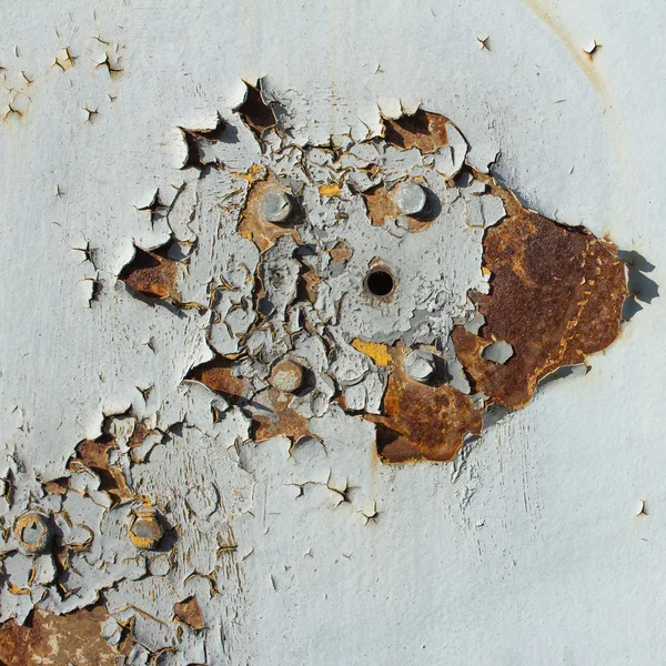 Grunge texture of old paint on metal — Stock Photo, Image