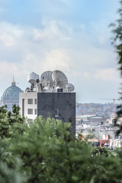 Berlin per Satellit — Stockfoto