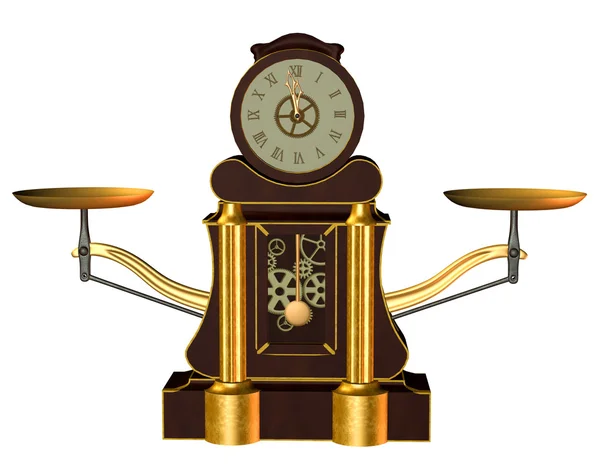 Steampunk-Uhr — Stockfoto