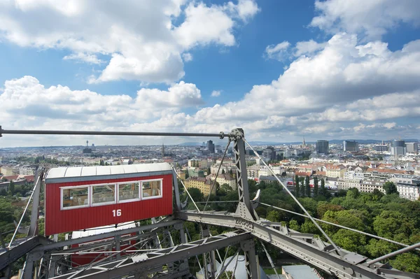 Panoramę miasta Wiedeń, austria — Zdjęcie stockowe