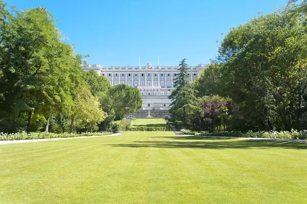 Kungliga palatset i Madrid — Stockfoto