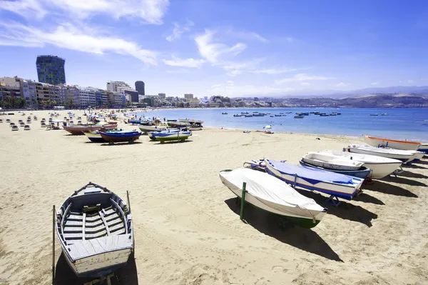 Spiaggia di Canteras, Las Palmas de Gran Canaria, Spagna — Foto Stock