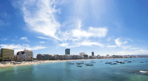 Pláže Canteras, las palmas de gran canaria, Španělsko — Stock fotografie