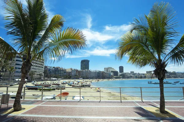 canteras beach, las palmas de gran canaria, İspanya