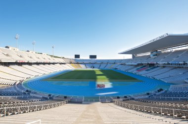 Barcelona Olympic stadium clipart