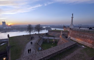 günbatımı Belgrad, Sırbistan