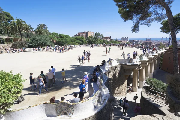 Park Guell, Barcellona, Spagna — Foto Stock
