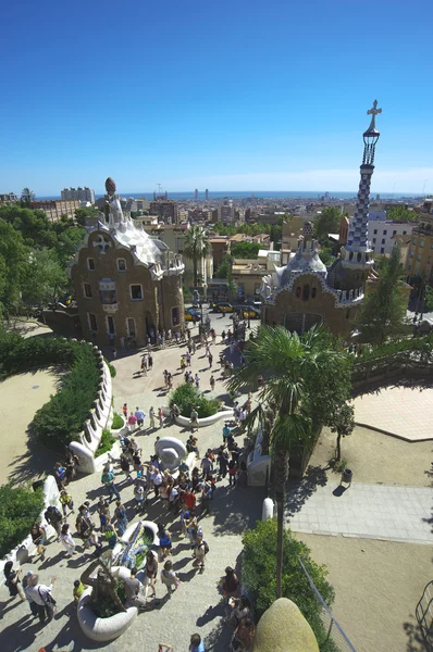 Park Guell, Barcelona, Spanje — Stockfoto