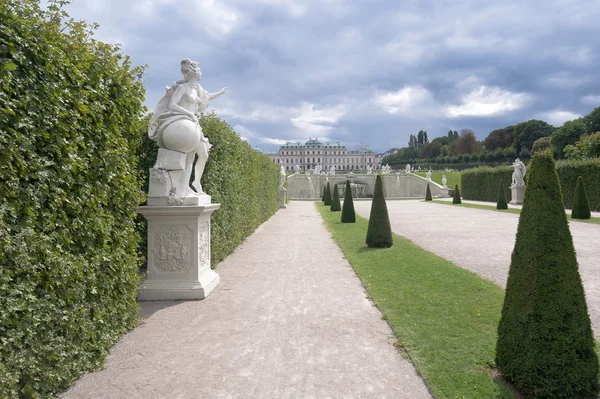 Το belvedere κάστρο Βιέννη Αυστρία — Φωτογραφία Αρχείου