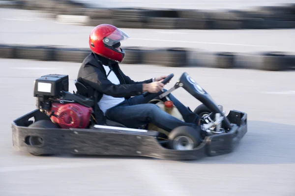 Kartrennen — Stockfoto