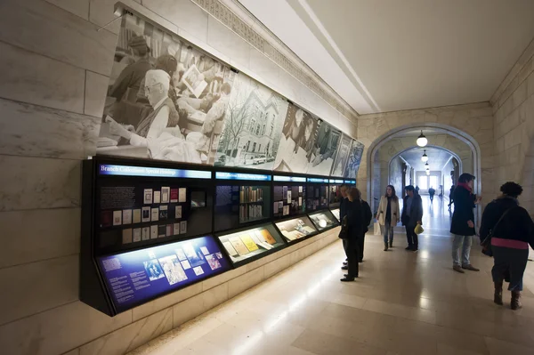 El Interior de la Biblioteca Pública de Nueva York — Foto de Stock