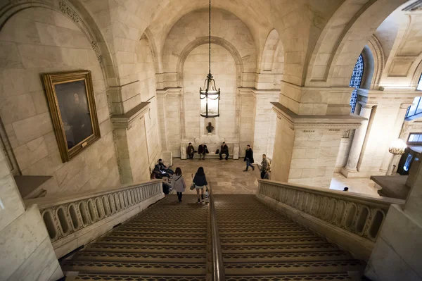 El Interior de la Biblioteca Pública de Nueva York — Foto de Stock