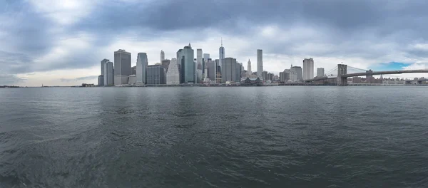 Manhattan panorama Nowego Jorku — Zdjęcie stockowe