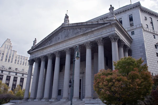 Edificio de la Corte Suprema del Estado de Nueva York — Foto de Stock