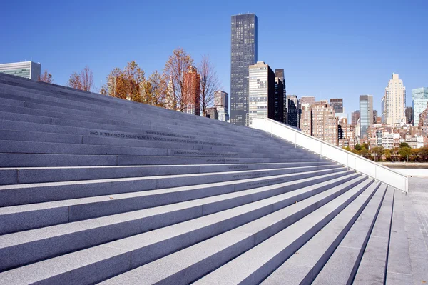 Roosevelt Four Freedoms park, New York City — Stock Photo, Image